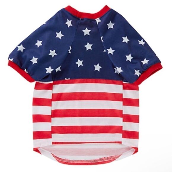 Top Paw All American Flag Patriotic T-shirt for Dogs. Size Small. NWT! - Picture 3 of 8